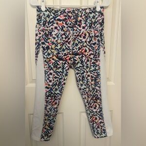 Athleta Chaturanga watercolor capri legging size medium